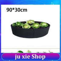 JuXie store 50 Gallons Garden Raised Bed Round Planting Container Growing Bags 90*30cm Fabric Planter Pot For Plants Nursery Pot