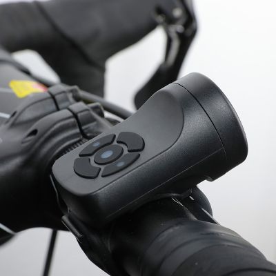 แตรกระดิ่งไฟฟ้าสำหรับรถมอเตอร์ไซค์แบบจักรยานชาร์จ USB อุปกรณ์ปั่นจักรยานเสือภูเขา4โหมดอุปกรณ์เสริมสำหรับจักรยานแตรสัญญาณกันขโมย
