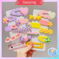 LIAOYING 8Pcs หวานหวานแหววว คลิปผมรัก น่ารักน่ารักๆ คลิปหน้าม้าแบบหนีบ อุปกรณ์เสริมผม แฟชั่นสำหรับผู้หญิง สีลูกอมสี Barrettes บาร์เร็ตต์ สาวๆ