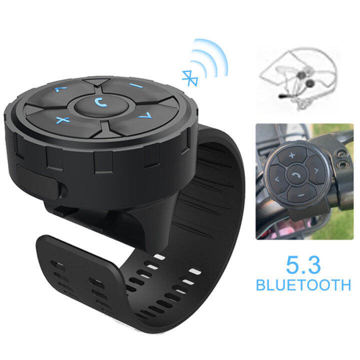Wireless Bluetooth 5.3 Remote Button Helmet Earphone Motorcycle/Bike