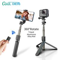 ▤❇ ขาตั้งกล้อง Selfie Stick ไร้สาย Bluetooth คุณภาพสูงพร้อมรีโมท Palo Selfie Monopod แบบพับได้แบบขยายได้สำหรับกล้อง Action Iphone