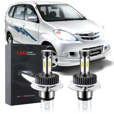 หลอดไฟหน้ารถยนต์ LED T12 6000K สีขาว แบบเปลี่ยน สําหรับ Toyota Avanza (F600) 2002-2011 (1 คู่) 2PCS