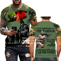 2023 newVintage Soldier Portugal Flag 3D Printed T-shirts Army Veteran Short Sleeve Camouflage Casual T Shirt Men Tee Tops