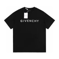 Givenchy เสื้อยืดแขนสั้น พิมพ์ลายตัวอักษร แฟชั่นสตรีท เรียบง่าย ของแท้ 100% สําหรับผู้ชาย gbn