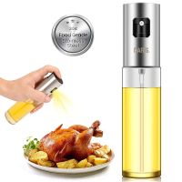 Kitchen Stainless Steel Olive Oil Sprayer Bottle Pump Oil Pot Leak-proof Grill BBQ Sprayer Oil Dispenser BBQ Cookware Tools