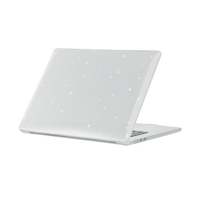 สำหรับ MacBook Air 15 2023เคสระยิบระยับเป็นประกายแวววาววิบวับเปลือกแข็งฝาหลังเคสกันกระแทกเคสระบายความร้อนป้องกันรอยขีดข่วนเข้ากันได้กับ MacBook Air 15 M2 2023 A2941