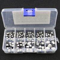 【YF】✠◕  145Pcs 10 Values SMD 0.47 to 470uF Electrolytic Capacitor Assortment Project