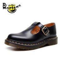 Dr.Martens 1461 POLLEY หนังเรียบ MARY JANES ผู้หญิง Mary Jane T ประเภท Martin Boots Crusty คู่รุ่นขนาด34-41