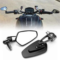 78" 22mm Universal Motorcycle Rearview Handle Bar End Mirrors For Honda Suzuki Kawasaki Yamaha Ninja250R YZF R1 R6 GSXR Katana