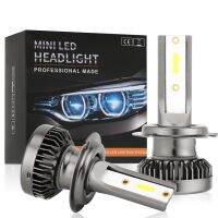 [Super bright bulb] 2ชิ้น110วัตต์ H7 LED มินิหลอดไฟหน้า12โวลต์รถซังชิปขับรถโคมไฟ DRL 6000พันสีขาวไฟหน้าอัตโนมัติอุปกรณ์เสริม