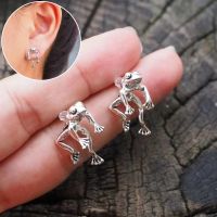 New Funny Frog Stud Earrings For Women Girls Cute Animal Earrings Female Fashion Creative Piercing Earring Charm Jewelry Gifts