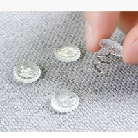 20Pcs Transparent Bed Sheet Clip Fixer Twist Nail Sofa Cushion Blanket Cover Gripper Holder Attachment Non Slip For Home