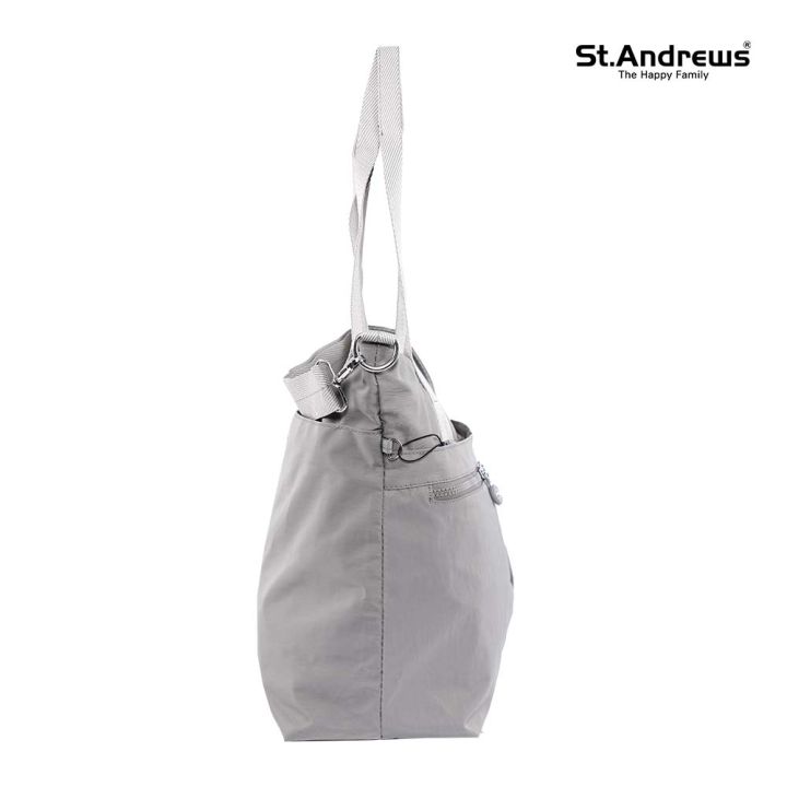 st-andrews-กระเป๋าสะพายทรง-tote-มีสายสะพายยาว-รุ่น-ssh0018-สีเทา