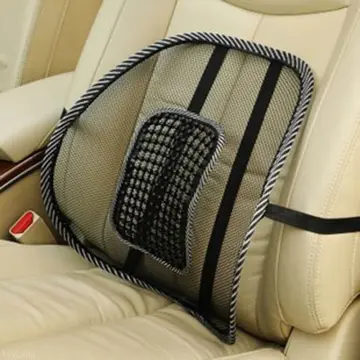 Massage Vent Mesh Lumbar Lower Back Brace Support Car Seat Chair Cushion Pad