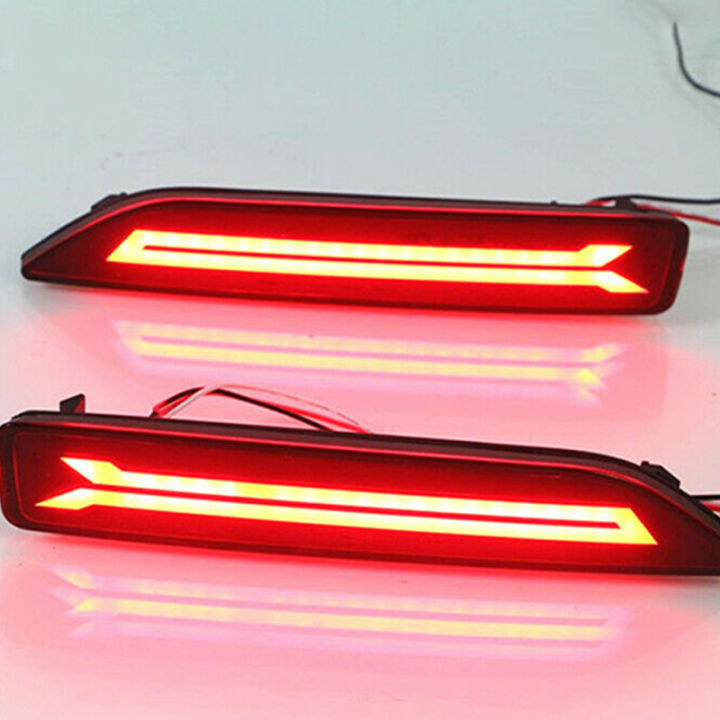 2pcs-for-honda-crv-cr-v-2007-2008-2009-multi-function-led-rear-bumper-light-rear-fog-lamp-auto-bulb-brake-light-reflector