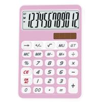 Calculator Premium 12 Digits ABS Easy to Carry Electronic Calculator Touch Design Financial Calculator Calculators