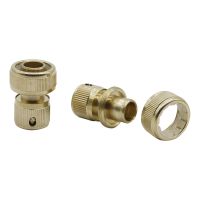 Brass 3/4 Inch Water Hose Connector for Water Gun Water Pipe for Garden Irrigation Watering Hose Pipe Fitting Adapter 1 Pc Watering Systems  Garden Ho