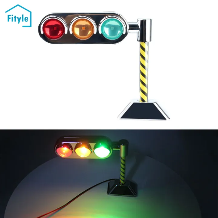 FityleLED Traffic Light Simulation Road Sign Scene for Car Dashboard ...