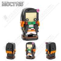 Moc1165 Qsv35 Moc Criativo Kamado Nezuko Modelos Blocos De Construçuço Anime Demonagem Conjunto Tijolos Brinquedos Edos Edos Edos Edativos Para Crianças