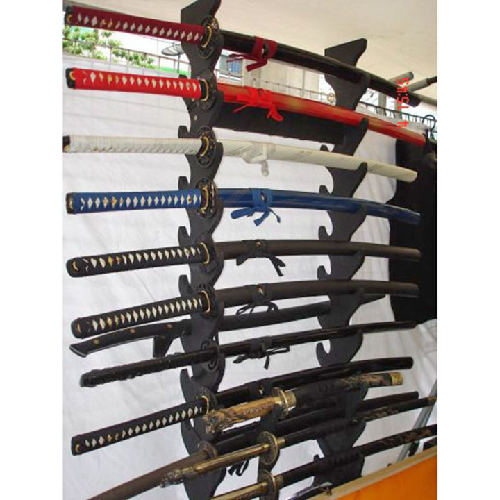 japanese-samurai-sword-table-show-ชั้นวาง-ดาบซามูไร-ดาบนินจา-มีให้เลือก-5-แบบ-6-8-9-10-12-ชั้น-แบบมีขาตั้งพื้น-ชั้นเก็บดาบ-ถอดประกอบง่าย-วัสดุทำจากไม้อย่างดี-แข็งแรง-ninja-japan
