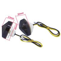 “：{}” Motorcycle Flush Mount LED Turn Signals Indicator Blinker Light Amber Flasher For Honda CBR 600 F4 F4i CBR600RR CBR1000RR