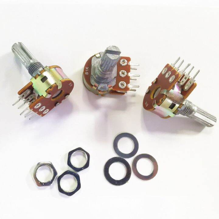 Uxcell WH148 10K Ohm Variable Resistors Dual Turn Rotary
