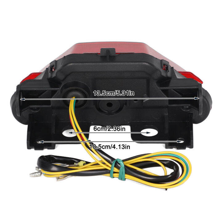 Motorcycle Tail Light, IP67 Waterproof Multifunction Motorcycle Brake