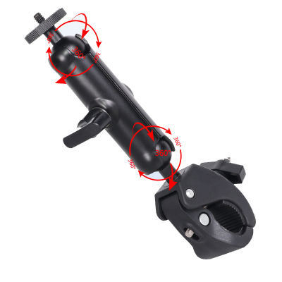 Tough-Claw Mount Metal รถจักรยานยนต์ที่วางกล้องสำหรับจักรยาน Handlebar cket Gadgets Extension Arm Action Camera Accessories