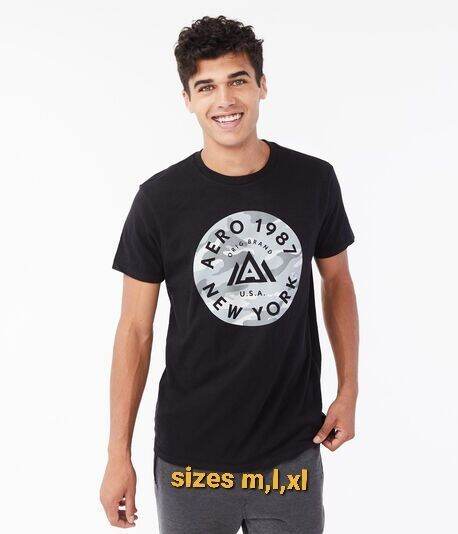 aeropostale tshirt men black aero 1987 | Lazada PH