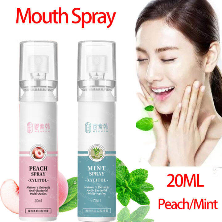 【Original】20ML Mouth Spray Reflesh Breath Freshener Small Portable Oral