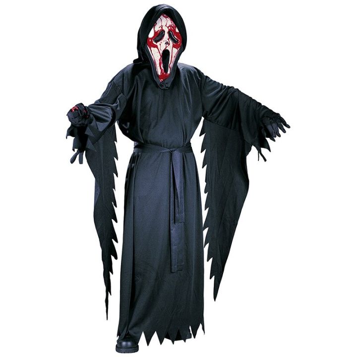 2023-new-kids-halloween-cospaly-masquerade-dress-kids-demon-scream-6-scream-ghosts-death-demon-clothes-with-mask