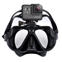 ;.[]JoyMaySun Professional หน้ากากใต้น้ำกล้องหน้ากากดำน้ำแว่นตาว่ายน้ำดำน้ำกล้องสำหรับ GoPro