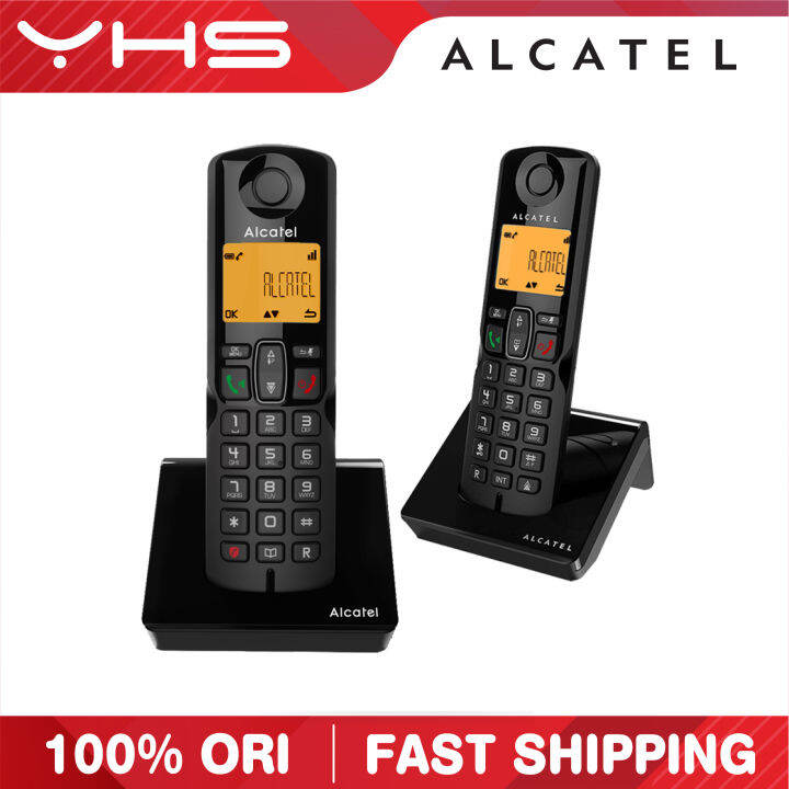 Alcatel S250 DUO Digital Cordless DECT Phone with Easy call-block ...