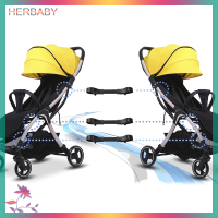 HERBABY 3pcs TWIN Baby รถเข็นเด็ก Connector ข้อต่อสากล triplets quadlets รถเข็นทารกปลอดภัยสายรัดปรับ Linker Hook ความปลอดภัย