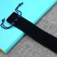 10pc Flannel Black Pen Bag 17*5*3.5CM Storage pen Bag case Business Stationery Supplies New