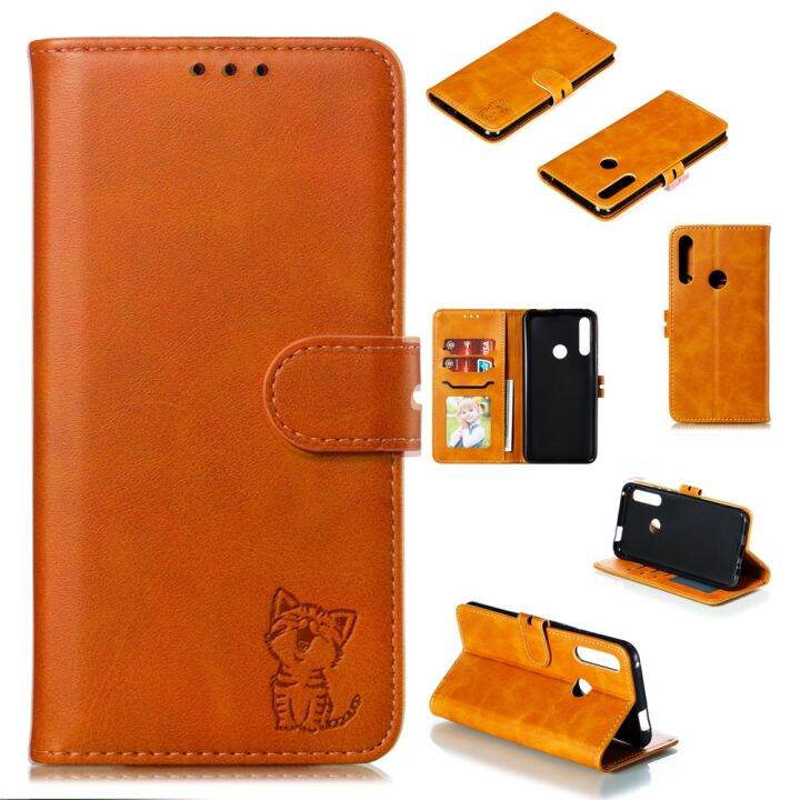 เคสโทรศัพท์ใหม่สำหรับ-huawei-y5-y6-y7-2019-y7-y9นายก2019-y6-y7-pro-2019เคสโทรศัพท์พลิกช่องการ์ดแม่เหล็กกระเป๋าสตางค์หนัง