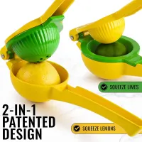 Portable Fresh Juice Presser Fruit Extractor Orange Citrus Lime Lemon Squeezer Hand Press Juicer Metal Portable Manual Juicer Specialty Kitchen Tools