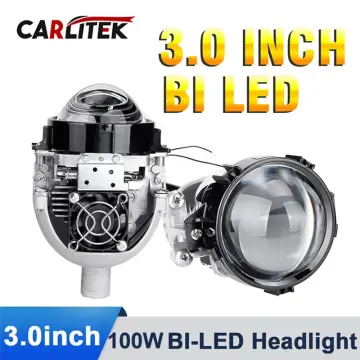2pcs 9005 HB3 Mini LED Projector Lens Headlight Bulbs Low Beam Lamp Retrofit