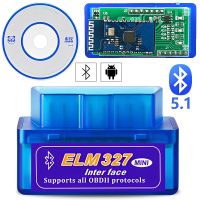 【hot】◐☏  Eml327 V2.1 2 Bluetooth Car Diagnostic-Tools Scanner Code Support Scan ODB2