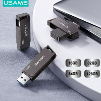 USAMS แฟลชความเร็วสูงไดรฟ์แบบหมุนได้ USB3.0พอร์ตเดียว16G/32G/64G/128G