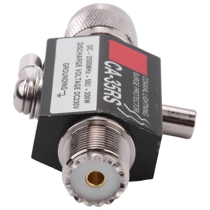 CA-35RS Coaxial -Protector 0-3000MHz Surge Protector Male to Female UHF ...