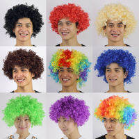 Prop Atmosphere Games Performance Motion Costume Fan Atmosphere 0 g Portion Enough Live Color Explosive Head Wig Hood 12 เพิ่มเติม