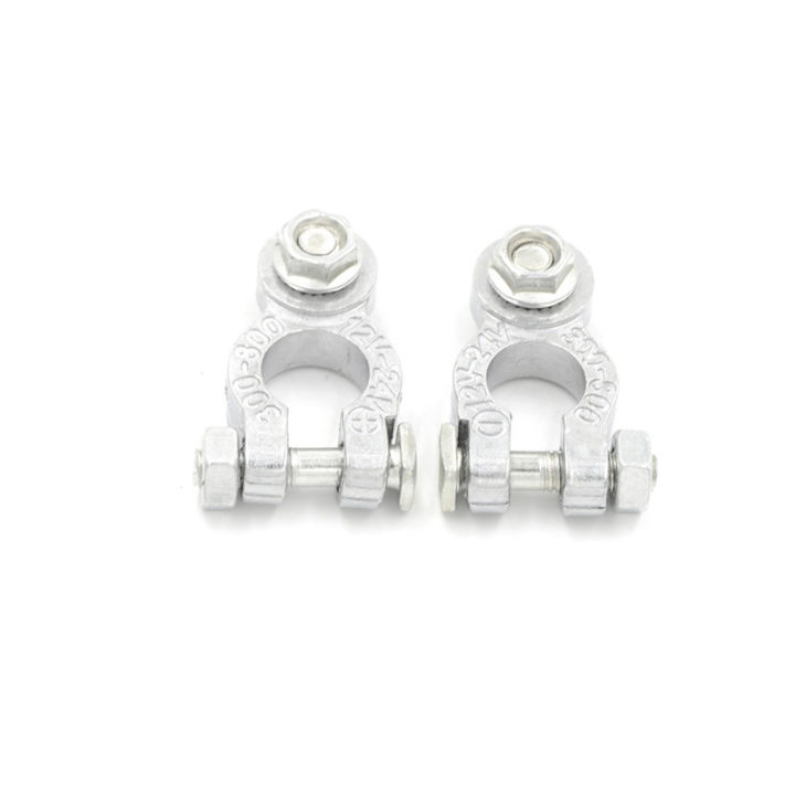 ruyifang-2ชิ้น-เซ็ต-zinc-coat-ขั้วลบแบตเตอรี่-clamp-connector-สำหรับรถยนต์