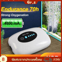 【Gr.s】พิพิธภัณฑ์สัตว์น้ำปั๊มลมประหยัดพลังงาน USB ชาร์จออกซิเจนปั๊มกับหนึ่ง / สองเต้าเสียบสำหรับตู้ปลาทำงานเงียบ