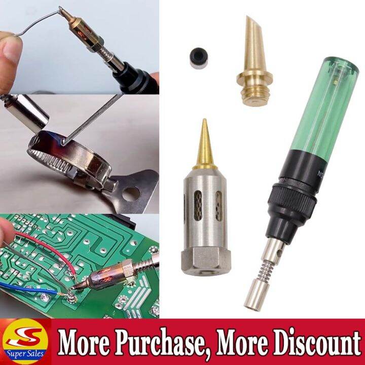【SuperSales】Soldering Iron Butane Gas Welding Soldering Kit 1300°C