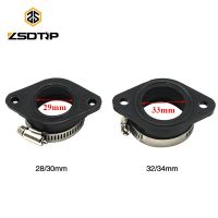 ZSDTRP For 21 24 26 28 30 32 34mm For OKO KEIHI PWK KOSO VM24 PE28/30 Carburetor Pit Dirt Bike Rubber Adapter Inlet Intake Pipe