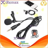 iRemax Collar Microphones Phone Mini Microphone 3.5mm Jack Handsfree Lapel Wired Condenser Karaoke OK Mic for Smartphone Mic (No Box)