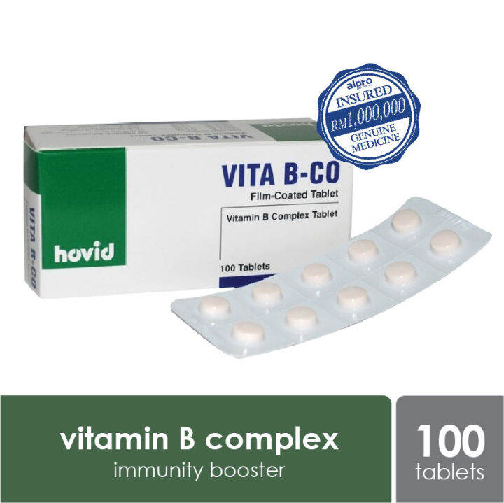 Hovid Vita B-co 10x10s (Vitamin B Complex - Immunity Booster) | Lazada