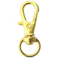 50 Pcs Swivel Clasps Lanyard Snap Hook,Metal Swivel Lanyard Snap Hook Lobster Claw Clasp