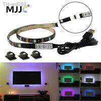 LED Strip USB 5V RGB LED USB Tape Light 50CM 1M TV Backlights for the Computer PC Background Accent Lighting IP65